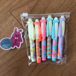 luminescent pen with cute shape with 6 bows
