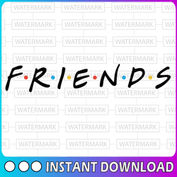 friends logo image svg friend tv show eps vector download files friends logo png cut files zip svg dxf eps png jpg