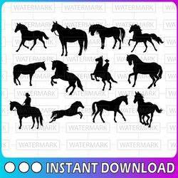 horse svg | horse svg bundle| horse cut file| horse silhouette| horse vector| horse clipart| horse designs svg| animals