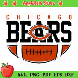 chicago bears football team svg, sport svg, bears logo svg, chicago team svg