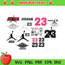 14 files of air jordan logo design bundle svg, logo brand svg, jordan logo bundle svg, sport svg, jordan logo svg, jorda