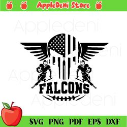 atlanta falcon logo svg, sport svg, nfl svg, american football svg, national football league