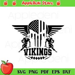 minnesota vikings logo svg, sport svg, nfl svg, american football svg