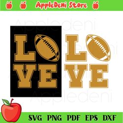 i love american football svg, sport svg, football love svg, america svg, football player svg