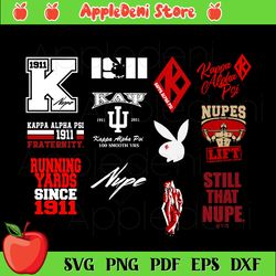 running yeards since 1911 bundle svg, sport svg, kappa alpha psi svg, rabbits svg, nupes that lift svg, nupe svg, still