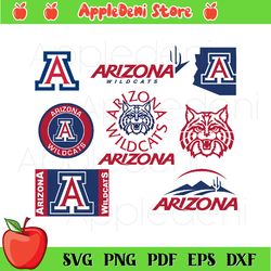 arizona wildcats logo bundle file svg, sport svg, sport logo team svg, sport fans svg, arizona wildcats svg, arizona wil