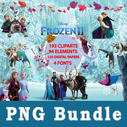 frozen png, frozen bundle png, cliparts, printable, cartoon characters