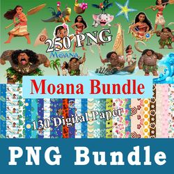 moana png, moana bundle png, cliparts, printable, cartoon characters