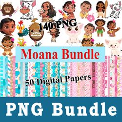 moana png, moana bundle png, cliparts, printable, cartoon characters