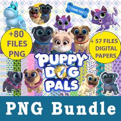 puppy dog pals png, puppy dog pals bundle png, cliparts, printable, cartoon characters