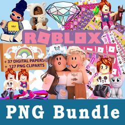 roblox girls png, roblox girls bundle png, cliparts, printable, cartoon characters