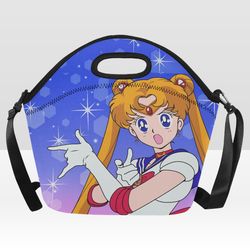 sailor moon neoprene lunch bag, lunch box