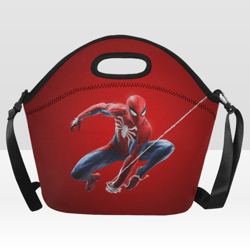 spiderman neoprene lunch bag, lunch box