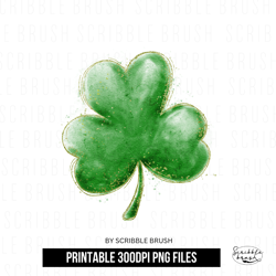 st patricks day shamrock sublimation design | clover printable png