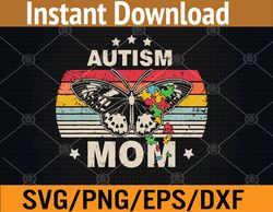 autism mom proud mom awareness month mama autistic svg, eps, png, dxf, digital download