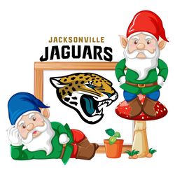 gnome with jacksonville jaguars svg, sport svg, jaguars svg, jacksonville svg, super bowl svg, jacksonville football, ja