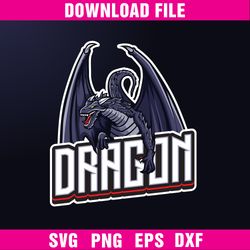 dragon mascot logo png, esport logo svg, black logo, mascot logo, sport logo, fashion brand png - download file