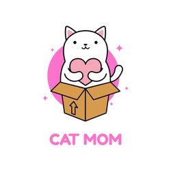 im a cat mom and love it svg, family svg, cat mom svg, cat mom vector, cat mom png, mom svg, mom gift, gift for mom, hap