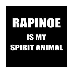 rapinoe is my spirit animal svg, trending svg, animal svg, animal lover svg, animal quotes svg, rapinoe svg, rapinoe fan