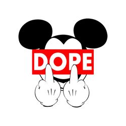 dope mickey middle finger svg, disney svg, mickey mouse svg, dope mickey svg, middle finger svg, disney svg files, disne