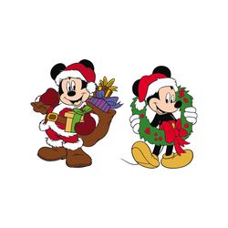 mickey mouse christmas svg, disney svg, disney character svg, cartoon character svg, movie character svg, disney gift sv