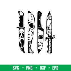 horror movie knives, horror movie knives svg, halloween svg, horror svg,png,dxf, eps file