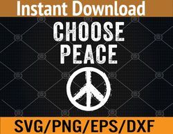 anti gun choose peace wear orange enough end gun violence svg, eps, png, dxf, digital download