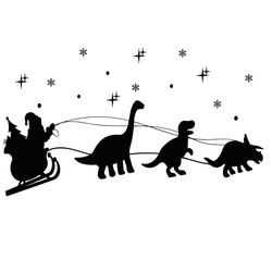 christmas dinosaur sleigh ride svg, christmas svg, dinosaur svg