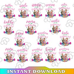 cocomelon family birthday girl png, cocomelon birthday family matching png, cocomelon kids shirt, birthday girl png