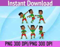 dancing black king juneteenth dance challenge png, digital download