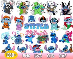 bundle stitch halloween svg, horror stitch svg, disney halloween bundle svg, halloween clipart