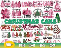 christmas bundle svg, christmas tree svg, christmas cake svg, png dxf  eps file