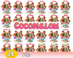 cocomelon bundle png, cocomelon birthday png, cocomelon family png, instant download