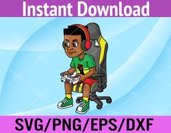 Juneteenth Gamer Funny Boys Kids Teens Gaming Svg, Eps, Png, Dxf, Digital Download