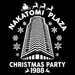 nakatomi plaza christmas party 1988 svg, christmas svg
