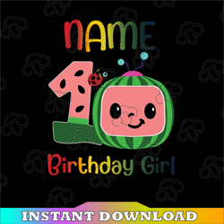 cocomelon personalized name birthday girl png svg, cocomelon brithday svg png, cocomelon,cocomelon family birthday png,