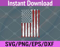 July 4th Baseball Apparel, Softball Flag American Svg, Eps, Png, Dxf, Digital Download