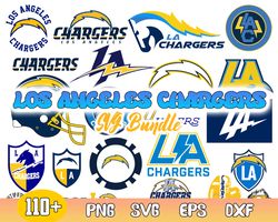 los angeles chargers bundle svg, los angeles chargers svg, nfl team svg, football svg, sport svg