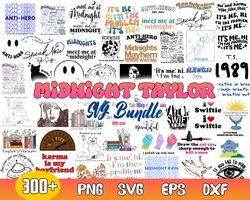 midnight bundle svg, taylor swift svg, taylor midnight svg, png dxf eps  instant dowload