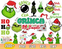 the grinch christmas bundle svg, grinchmas svg, grinch christmas svg, grinch svg, instant download