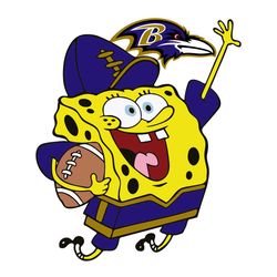 baltimore ravens football spongebob svg, sport svg, baltimore ravens svg, ravens football team, ravens svg, baltimore sv