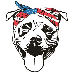 pitbull dog usa flag, pitbull svg, pitbull gift svg, independence day svg, love dog gift, 4th of july gift, fourth of ju