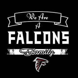 we are a falcons family svg, sport svg, atlanta falcons svg, falcons football team, falcons svg, falcons nfl svg, atlant