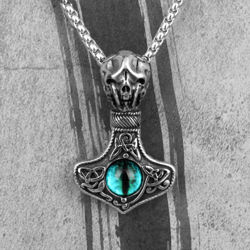 witchy necklace stainless steel witch pagan necklace potion necklace occult evil eye necklace witch charm for women gift