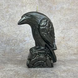 raven on a branch. crow mold 3d. silicone molds. forms for candles. premium quality molds. we use only high quality sili