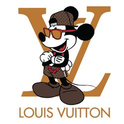 Mickey Mouse Louis Vuitton Svg, Mickey Lv Logo Svg, Louis Vu - Inspire  Uplift