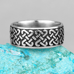 viking ring - celtic knot ring - stainless steel ring - celtic ring - rings for mens - norse ring - nordic ring
