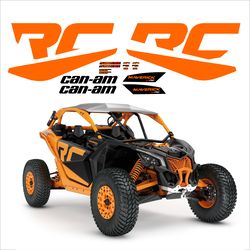 brp can-am maverick x3 two doors decal stickers kit