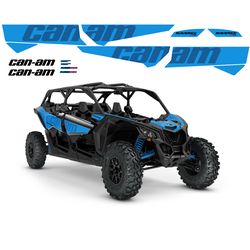 utv brp can-am maverick x3 (four doors) decal stickers kit