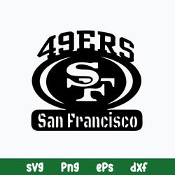 san francisco 49ers svg, san francisco 49ers nfl svg, nfl team svg, png dxf eps file